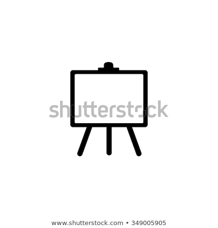 Zdjęcia stock: Vector Icon Easel