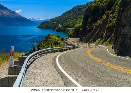 Stockfoto: Ightseeingweg · bij · het · meer