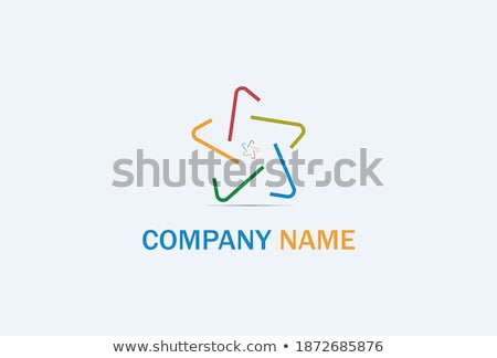 [[stock_photo]]: Abstract Symbol Of Letter A With Diamond Shaped Rectangles