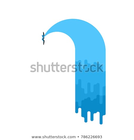 Water Leak Isolated Sewerage Is Broken Vector Illustration Сток-фото © MaryValery