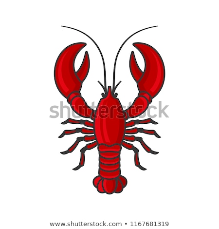 Stock fotó: Set Of Red Lobster