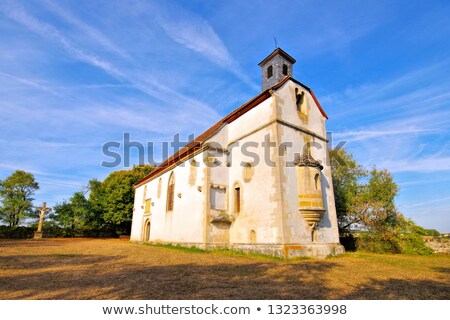 Foto stock: The Chapel Kunigundenkapelle Near Town Aub