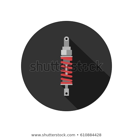 [[stock_photo]]: Automobile Shock Absorber Flat Icon