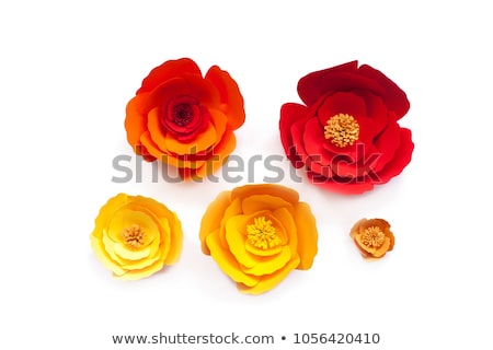 Stock photo: Flower Applique With Quilling