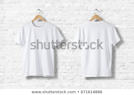 Stockfoto: Woman In Blank White T Shirt