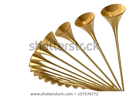 Stockfoto: Medieval Trumpet Circle