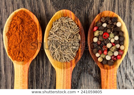 Stock photo: Row Of Organic Cumin Seed