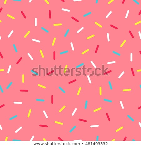 Stok fotoğraf: Vector Seamless Ice Cream Pattern