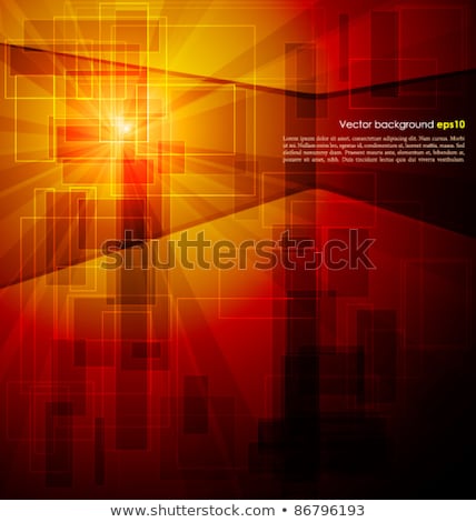 Foto stock: Abstract Orange Black Company Brochure Design