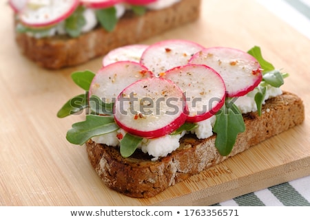 Stock photo: Ricotta Cheese Toasts