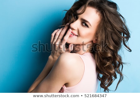 Stock fotó: Portrait Of Beautiful Brunette Woman Fashion Portrait