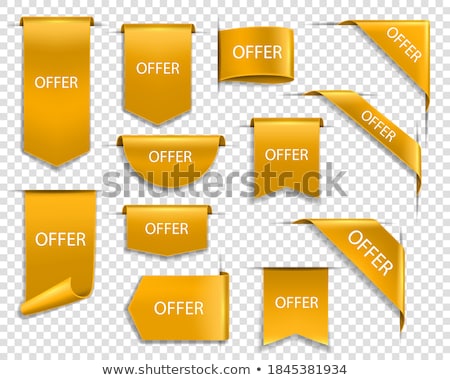 Foto stock: Big Discount Golden Vector Icon Button