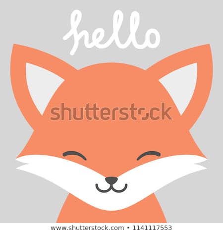 [[stock_photo]]: Icon Of Red Fox Isolated Forest Woodland Animal