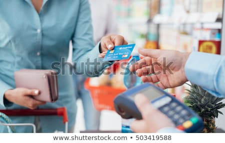 Stockfoto: Shopping With Credit Cards