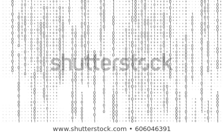 Foto stock: Binary Code Digital Technology Background Computer Data By 0 And 1 Algorithm Binary Data Code Dec