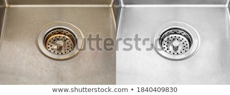 Stock foto: Dirty Unhygienic Washbowl