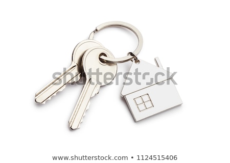 Zdjęcia stock: A Bunch Of Metal Keys Isolated On White Background