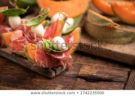 Foto stock: Salad With Melon