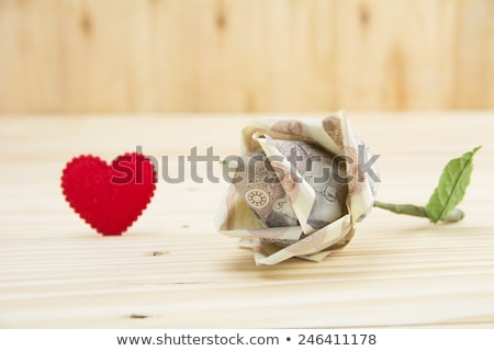Stock photo: Flower Banknote
