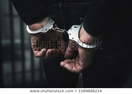 Foto stock: Man With Handcuffs