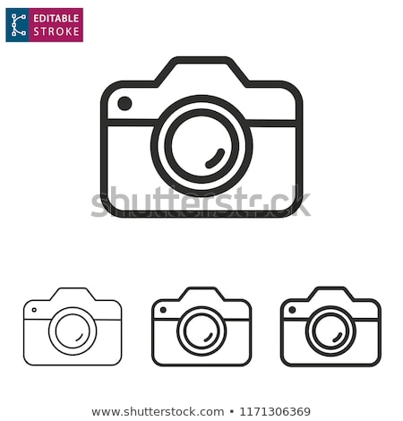 Stok fotoğraf: Camera Line Icon