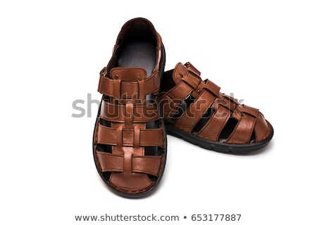 ストックフォト: Leather Sandals