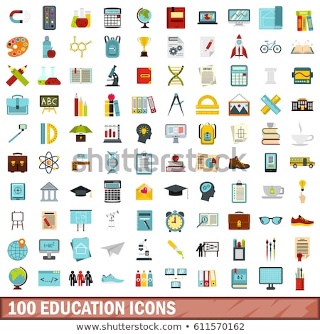 Stock photo: Set Of Magnets In Flat Style Vector Illustration