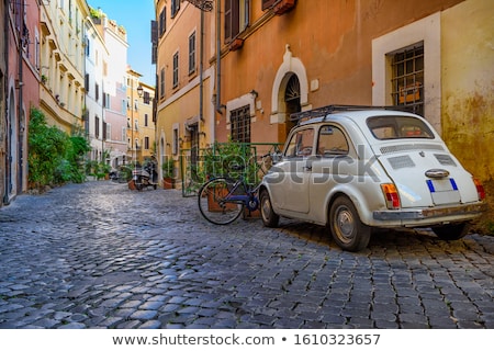 Сток-фото: Street In Trastevere Rome Italy