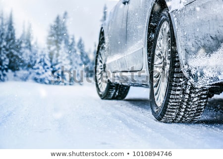 Stock photo: Snow Tires In Winter