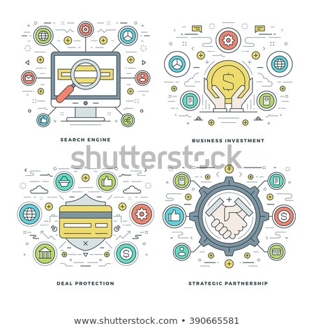 Stok fotoğraf: Search Engines Optimization Concept Banner Header