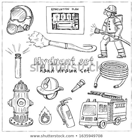 [[stock_photo]]: Evacuation Exit Hand Drawn Sketch Icon