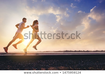 Stok fotoğraf: Runners