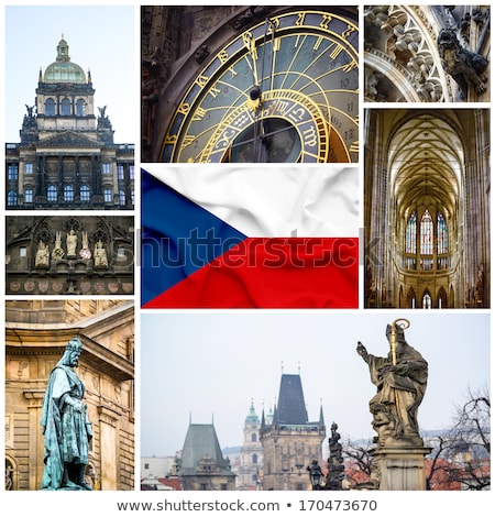 [[stock_photo]]: Staue On The Charles Bridge In Prague Czech Republic