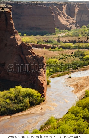 Stok fotoğraf: Arizona Anasazi Ruins Canyon De Chelly National Monument