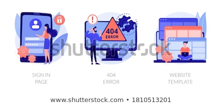 Foto stock: Error Metaphor