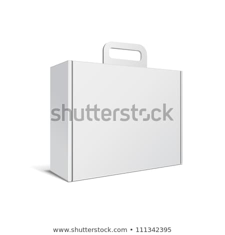 Stock photo: Businessman With Blank Carton