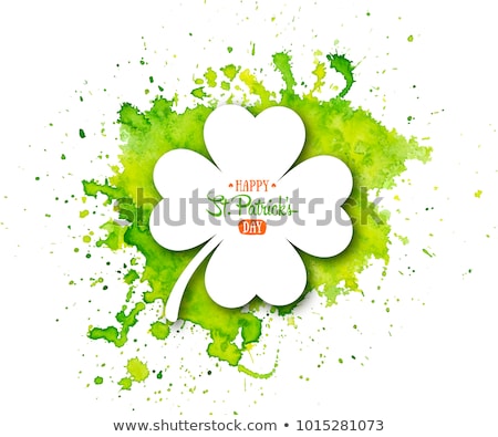 Stockfoto: Abstract Colorful Four Leaf Clovers