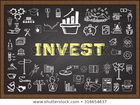 Stock photo: Capital Assets - Chalkboard With Hand Drawn Text