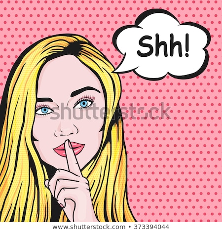 Stock photo: Shhhh Silence Please