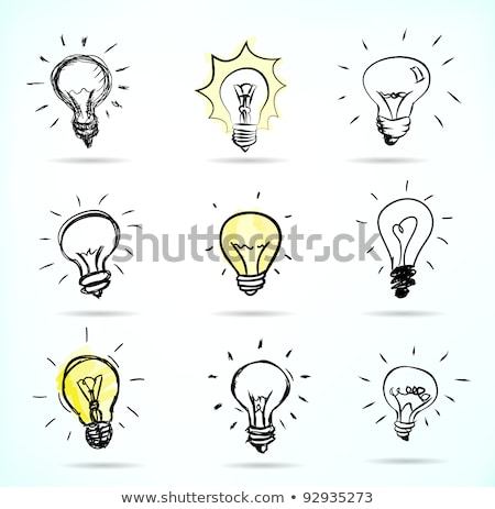 Stock photo: Sketchy Electric Bulb