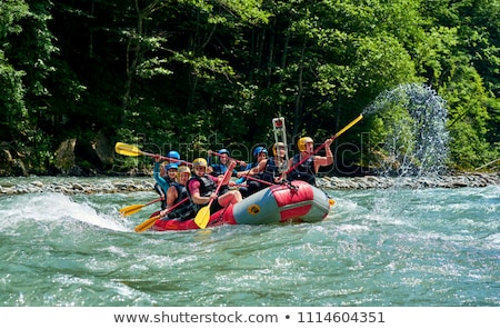 Stock photo: Rafting