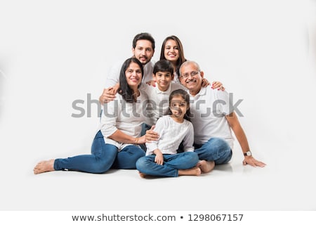 ストックフォト: Portrait Of Indian Family