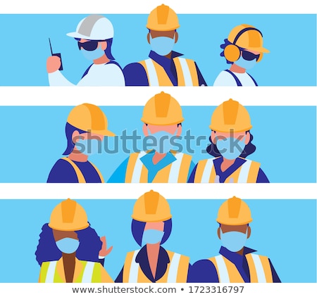 Stock photo: Woman In Safety Vest