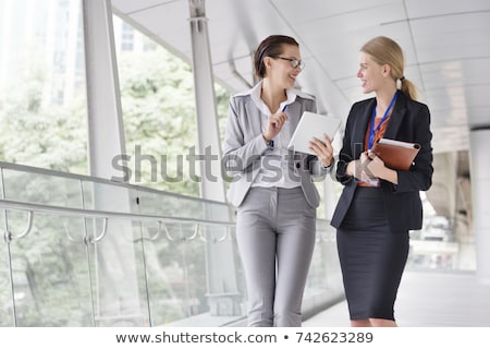Stok fotoğraf: ışarıda · Çalışan · İki · Businesswoam