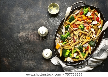Stock fotó: Pasta Cooked With Vegetables