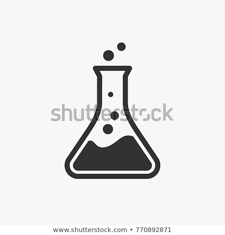 Foto d'archivio: Illustration With Molecular Icon Chemistry Concept