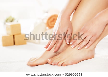 ストックフォト: Massage Of Human Foot In Spa Salon