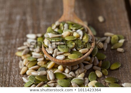 Stok fotoğraf: Pile Of Sunflower With Pumpkin Seeds