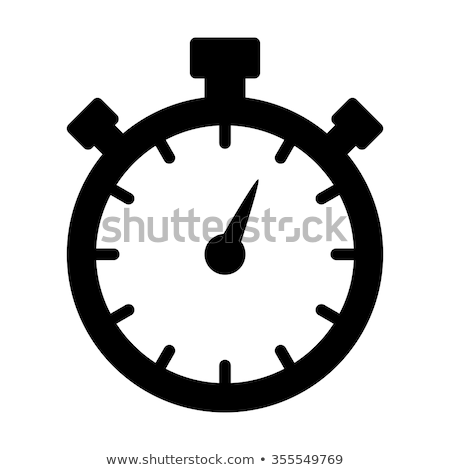 Stockfoto: Stop Watch Vector Icon Flat Design