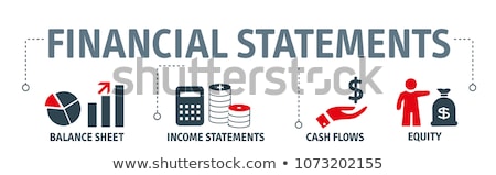 Stock foto: Income Statement Concept Banner Header